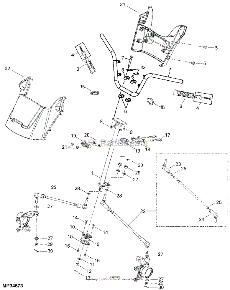 C709400486 Ball Joint for JOHN DEERE