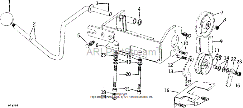 M44119 Brkt for JOHN DEERE