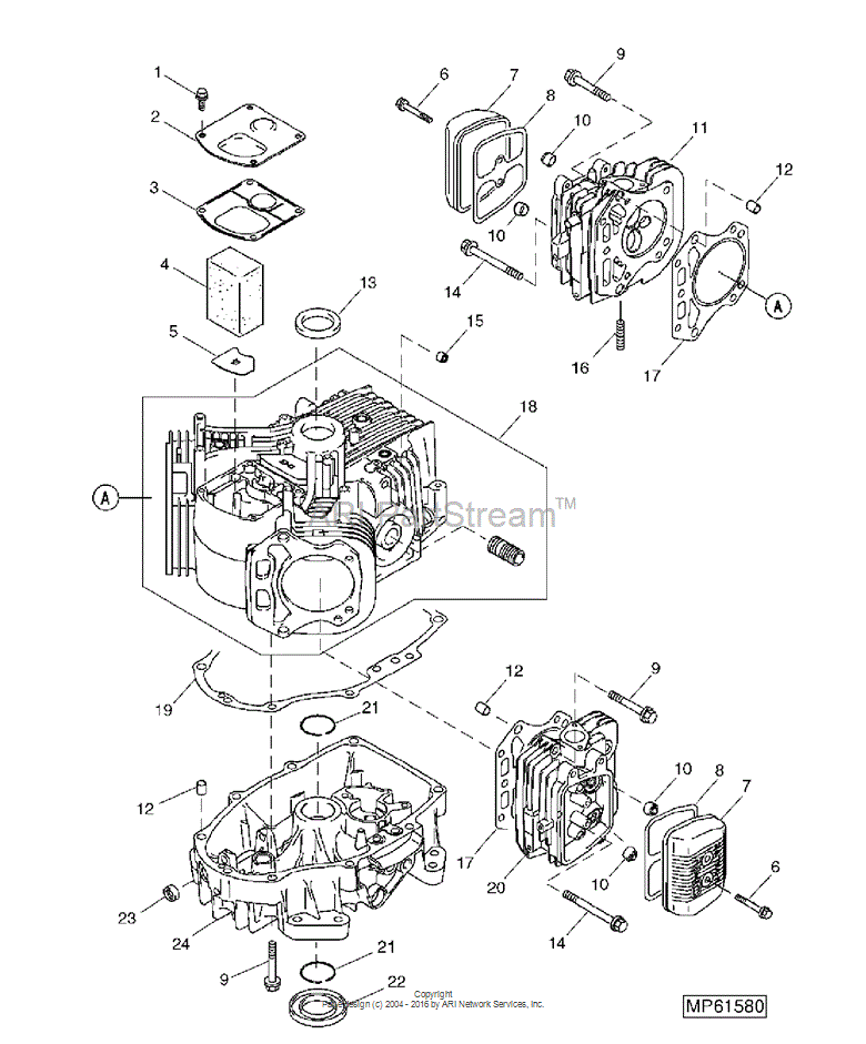 M153443 Gasket for JOHN DEERE
