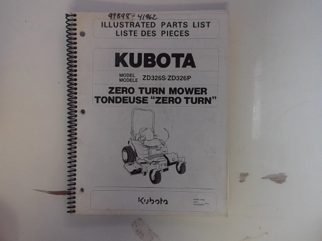 97898-41962 Manual for KUBOTA