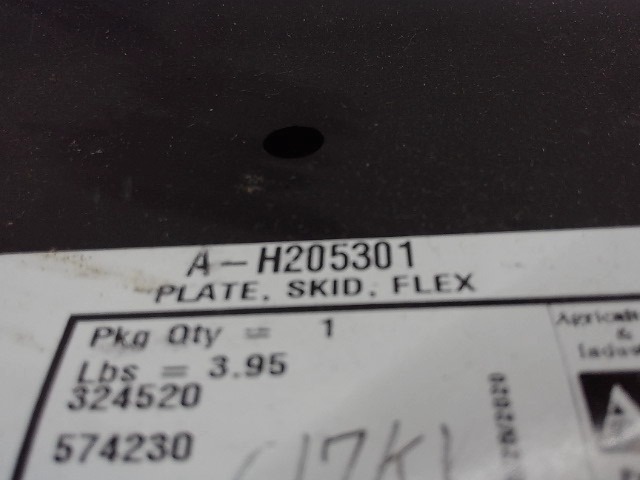 A-H205301 Plate for JOHN DEERE