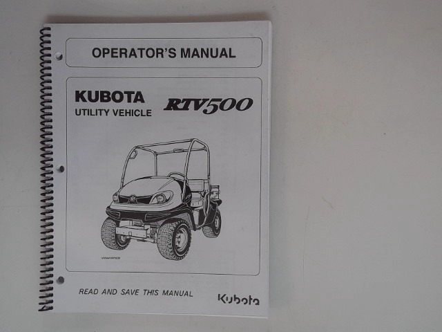 K7311-71215 Manual Rtv500 for KUBOTA