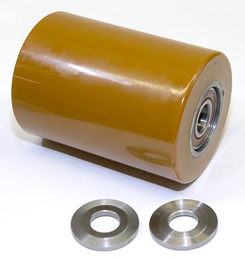 YL 065269600-A Durarun 95a Poly Load Wheel Assembly, Includes Bearings