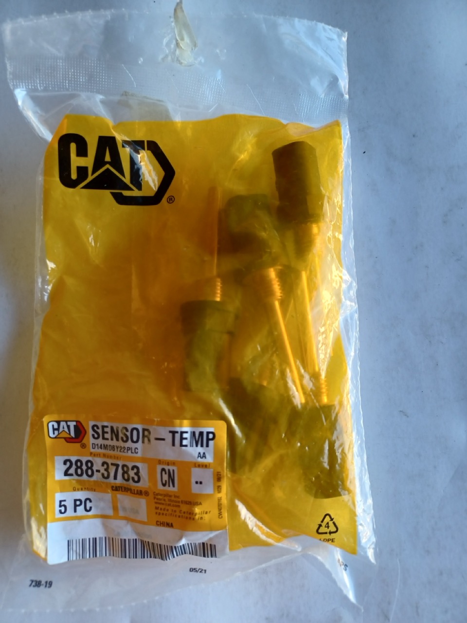 288-3783 Sensor Temp. for CATERPILLAR