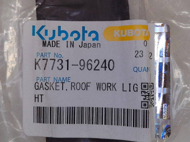 K7731-96240 Gasket for KUBOTA