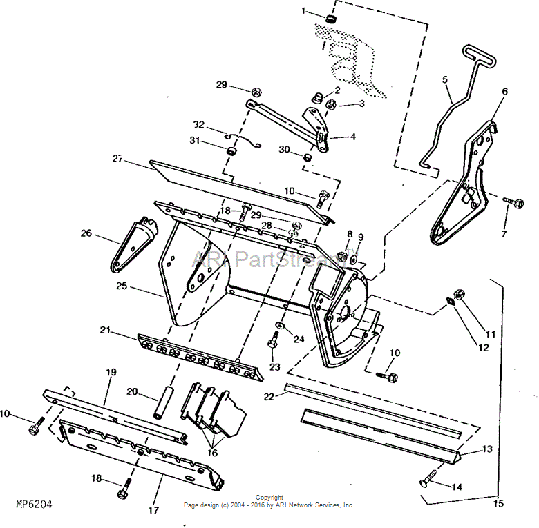 PT9427 JOHN DEERE Grommet