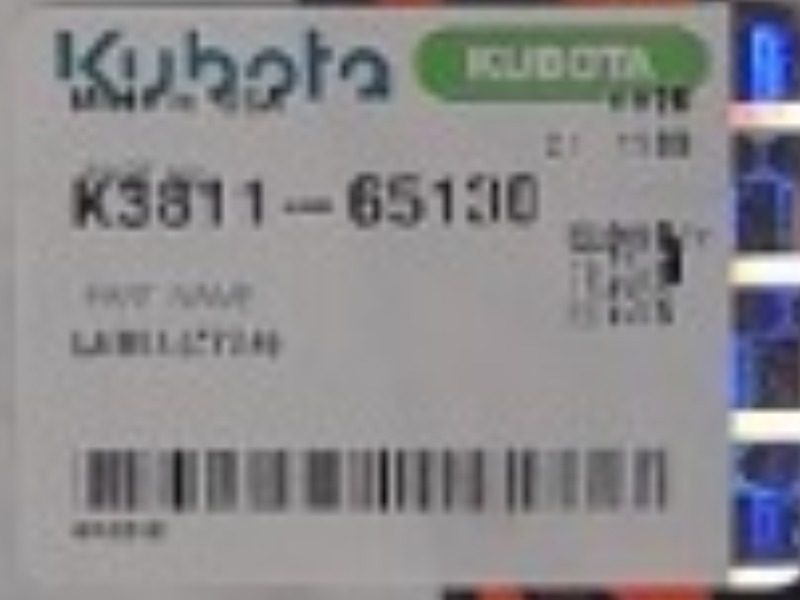 K3811-65130 Decal for KUBOTA