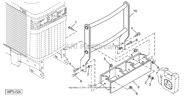 AW33013 Bracket for JOHN DEERE