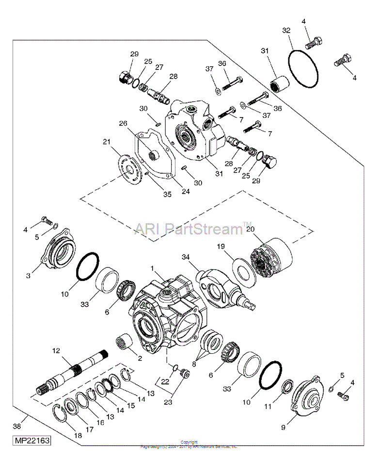 E55717 Washer Fs for JOHN DEERE