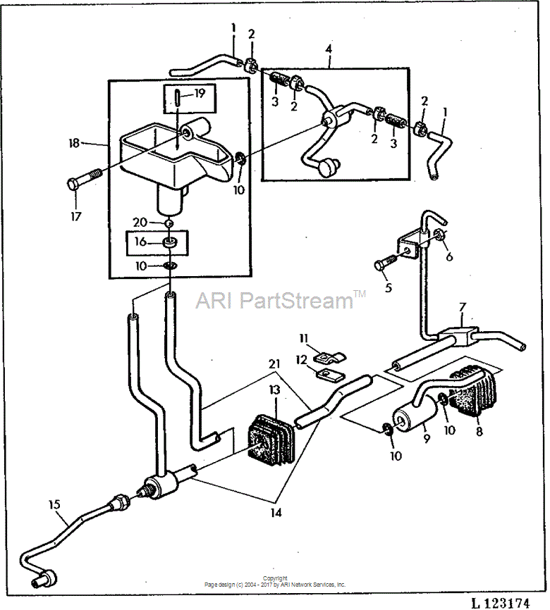 AL59585 Oil Line for JOHN DEERE