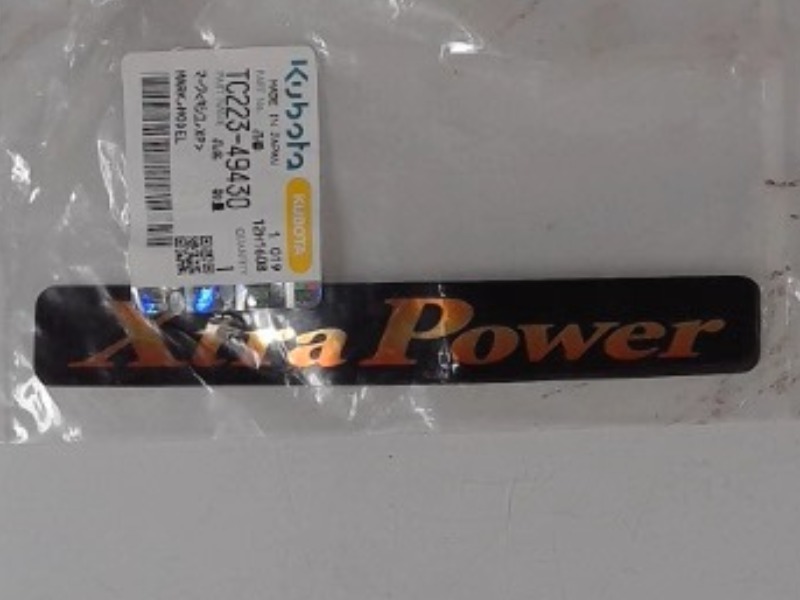 TC223-49430 Label for KUBOTA