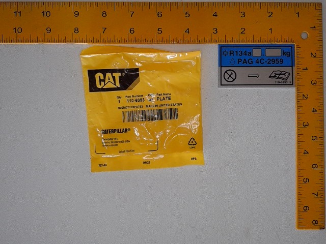 110-6393 Plate for CATERPILLAR