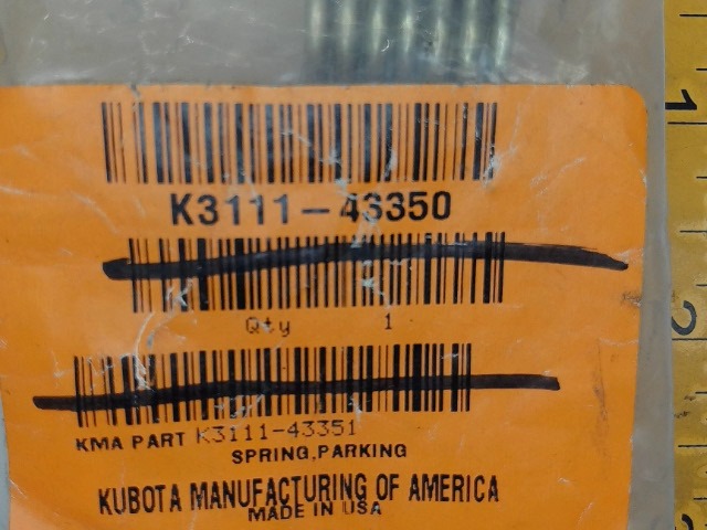 K3111-43350 Spring for KUBOTA