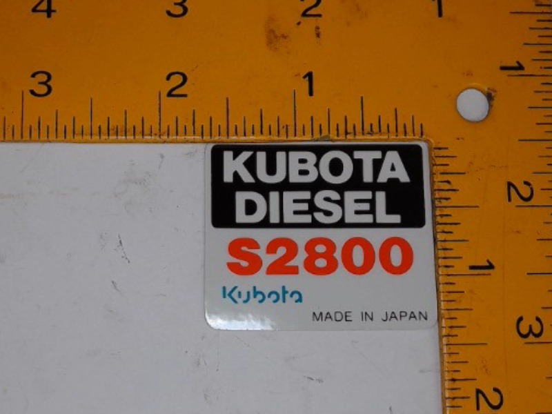 19258-87112 Nameplate