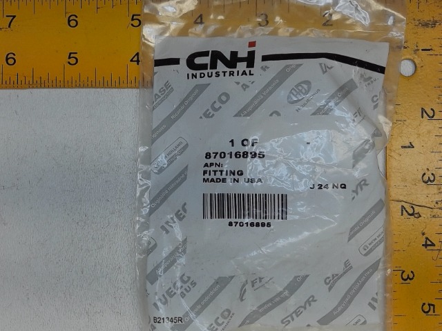 87016895 Fitting for CASE NEW HOLLAND