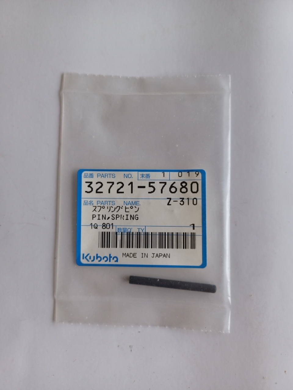 32721-57680 Pin Spring for KUBOTA