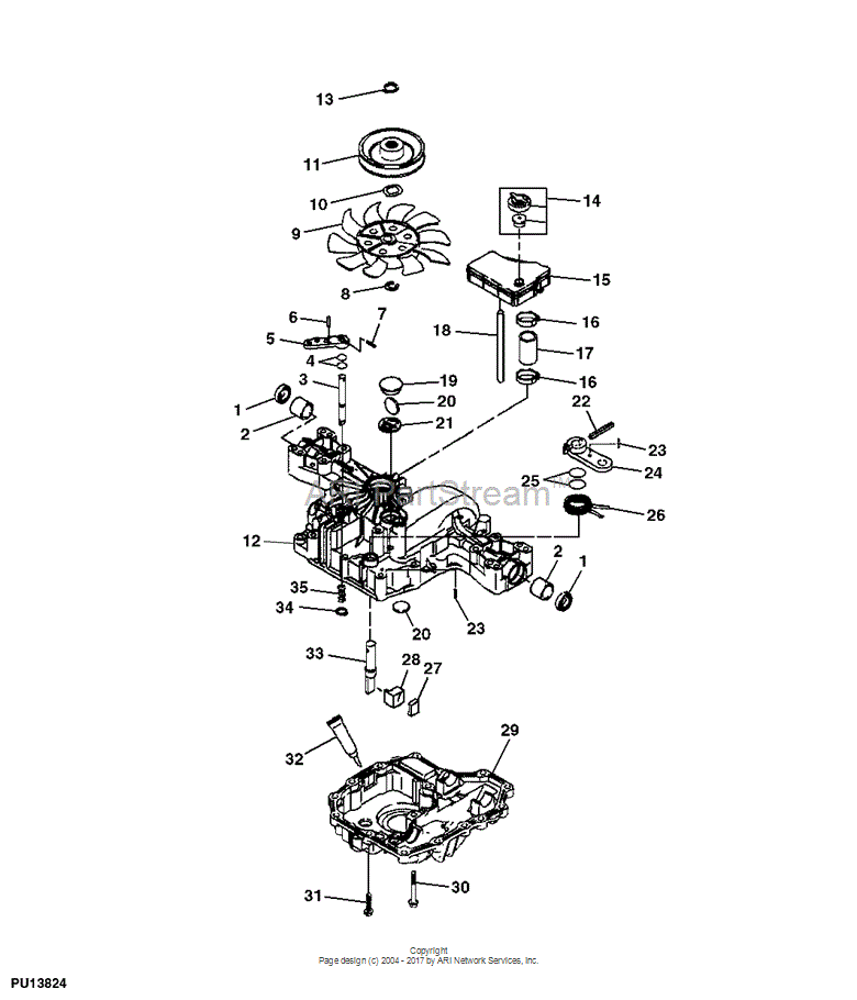 MIA880438 Tank for JOHN DEERE