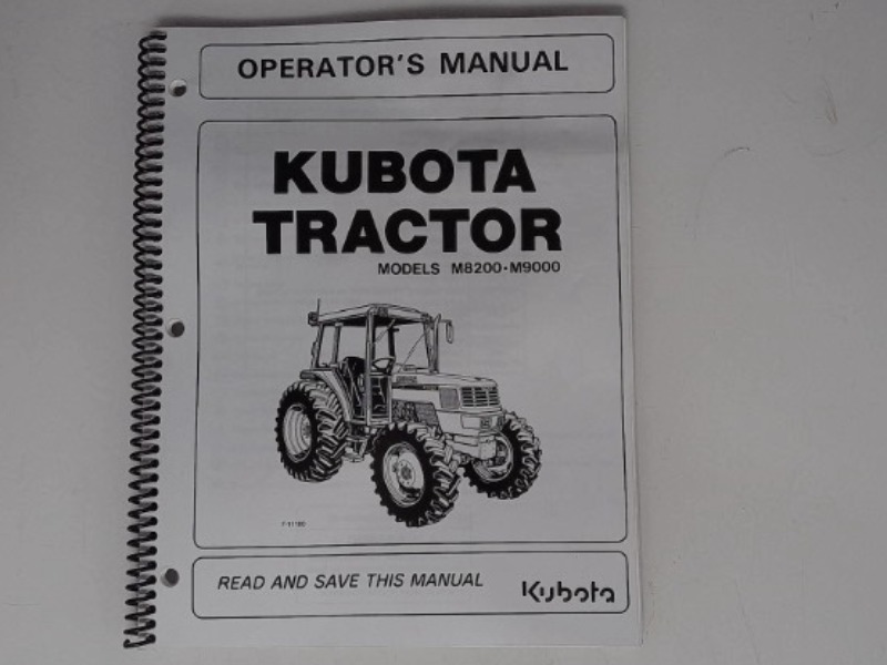 3A751-99711 Manual for KUBOTA