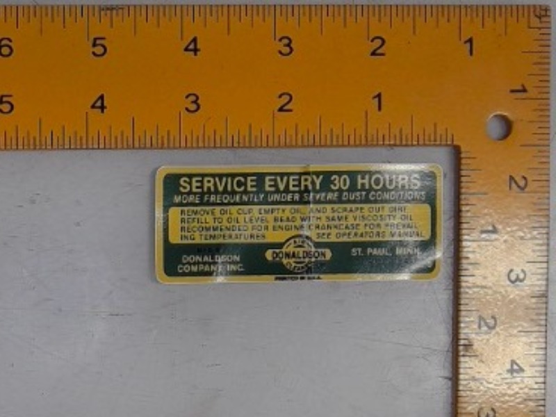 B1567R Decal for JOHN DEERE