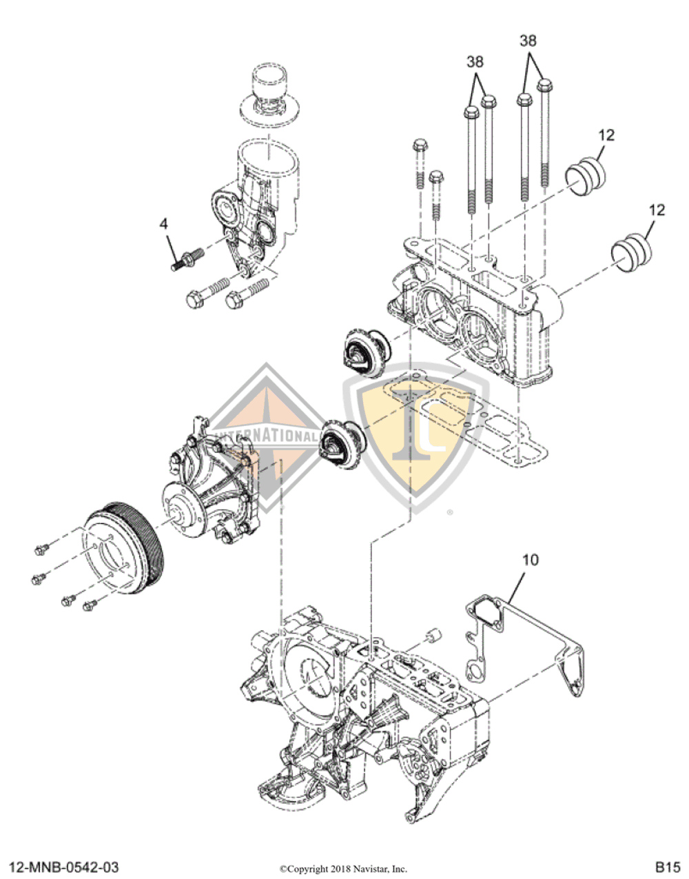 2514165C94 Kit, Fan Drive, Retrofit 2 Speed for NAVISTAR