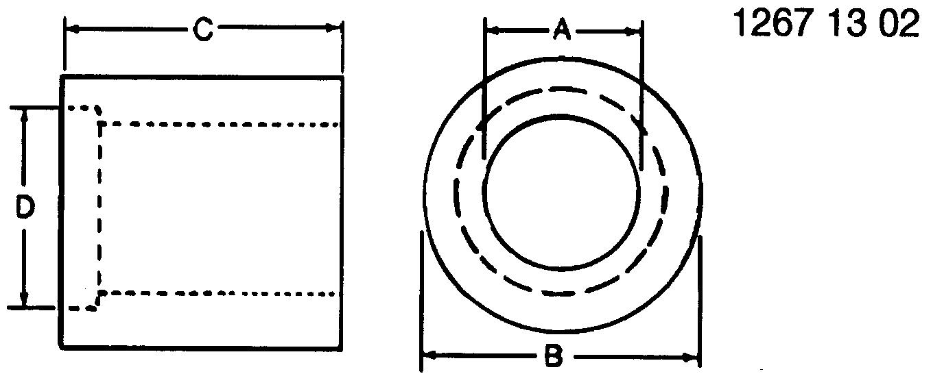 E88507 Spcr for JOHN DEERE