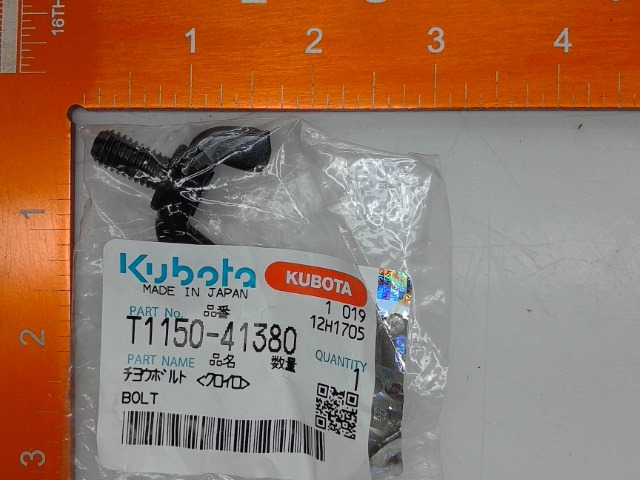 T1150-41380 Wing Bolt for KUBOTA