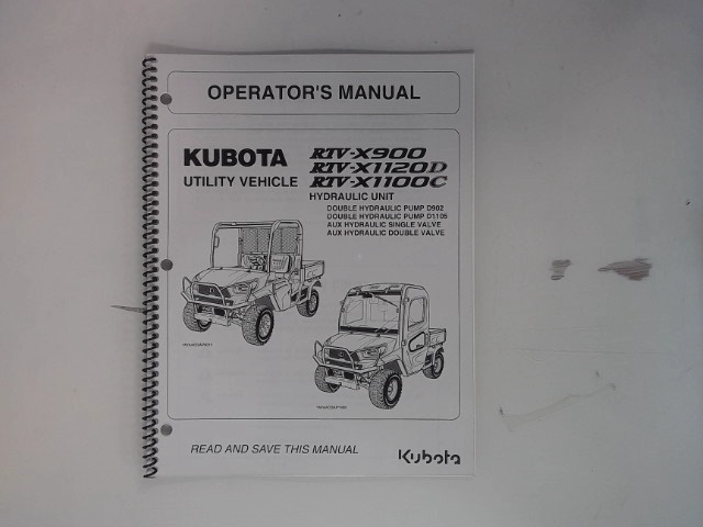 K7591-73511 Operator Manual for KUBOTA