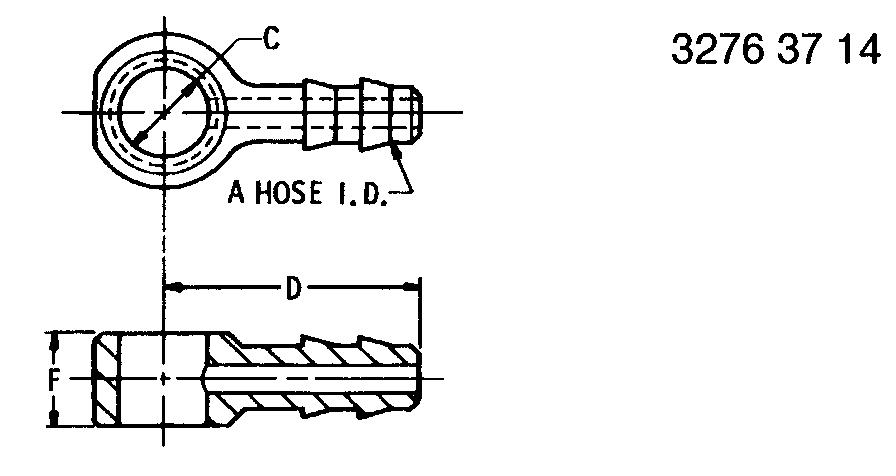 X34982-14-6 Fitting for JOHN DEERE