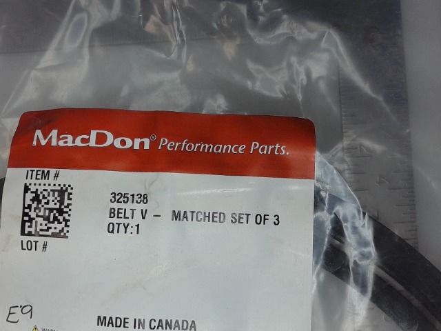 325138 Belt Set Of 3