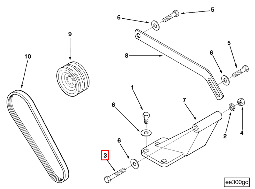 70111 Hexagon Head Cap Screw for WOODS