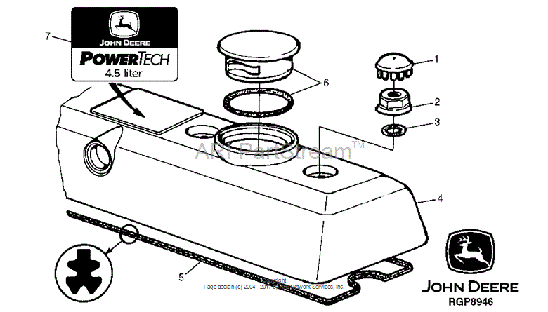 RE502969 Cover for JOHN DEERE