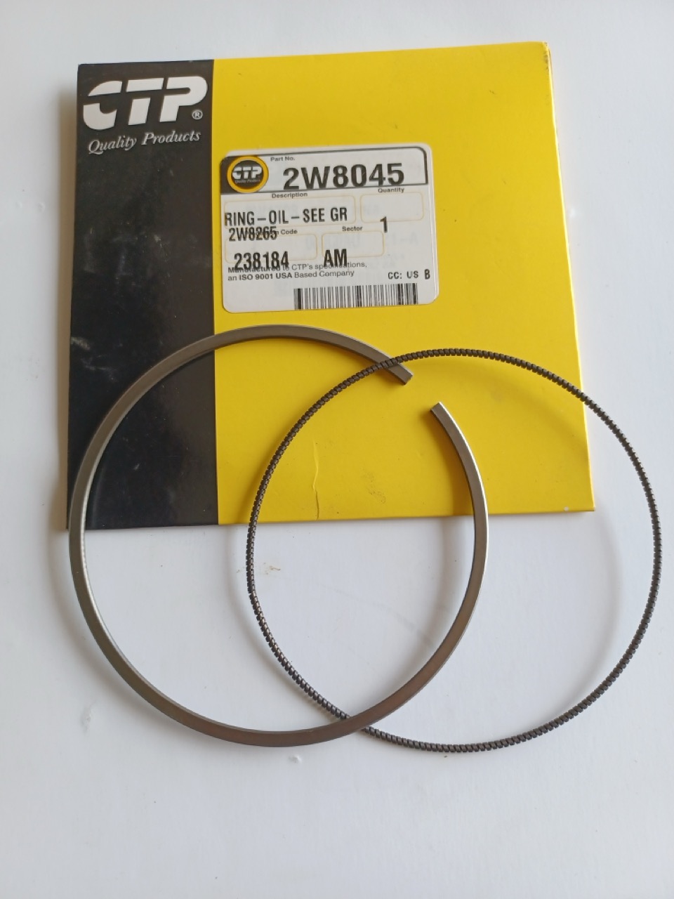 2W8045 Ring-oil-see Gr for CATERPILLAR