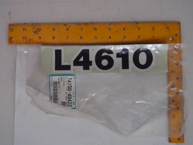 TA150-49422 Decal L4610 for KUBOTA
