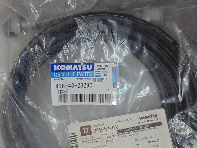 418-43-28290 Hose for KOMATSU