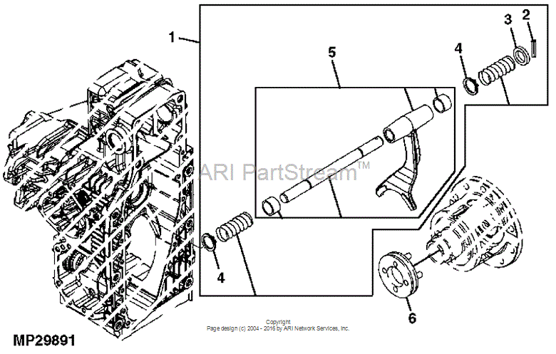 LVA801039 Fork for JOHN DEERE
