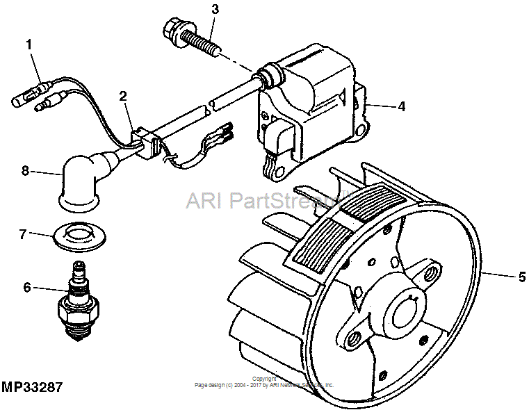 PS10364 JOHN DEERE Ignition