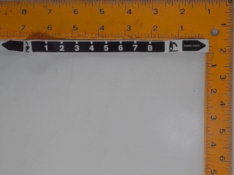 TA040-49500 Decal for KUBOTA