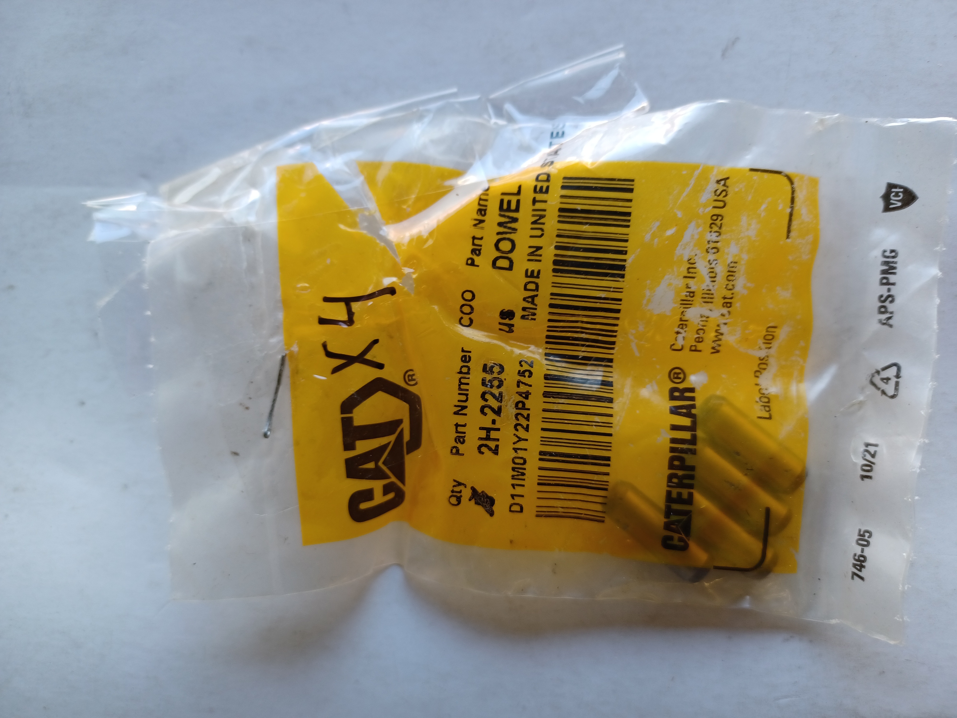 2H-2255 Dowel for CATERPILLAR