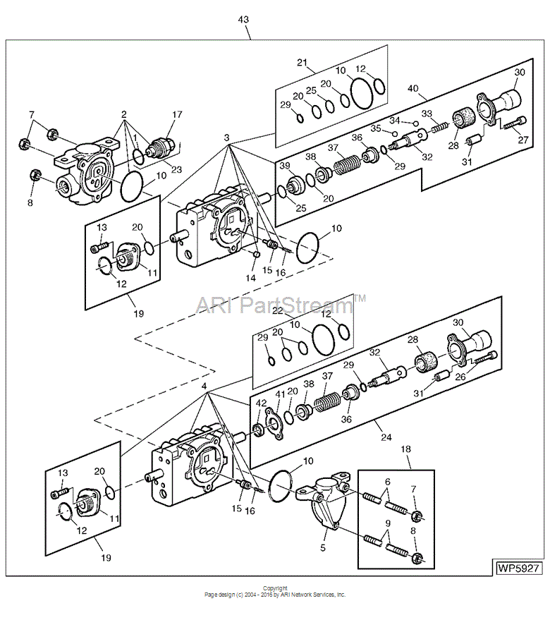 AL165278 Seal Kit for JOHN DEERE