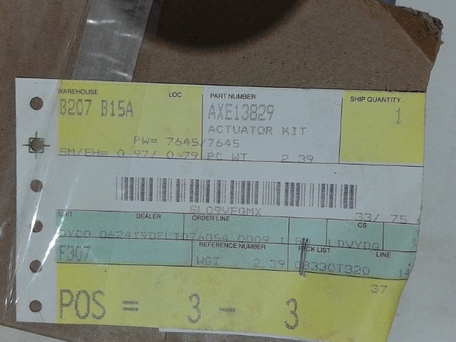 AXE13829 Concave Adjusting/fan Speed Actuator for JOHN DEERE