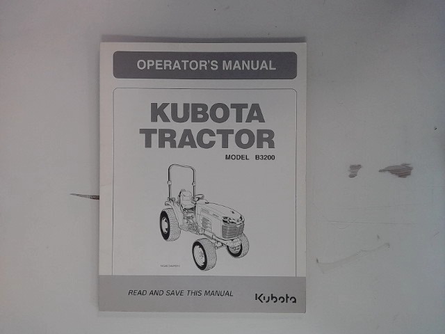 6C360-63111 Operator Manual for KUBOTA