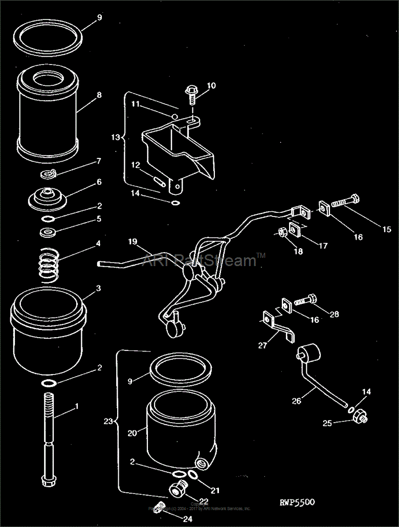 T22984 Bolt for JOHN DEERE