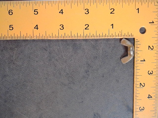 355582X1 Nut 1/4wing for AGCO
