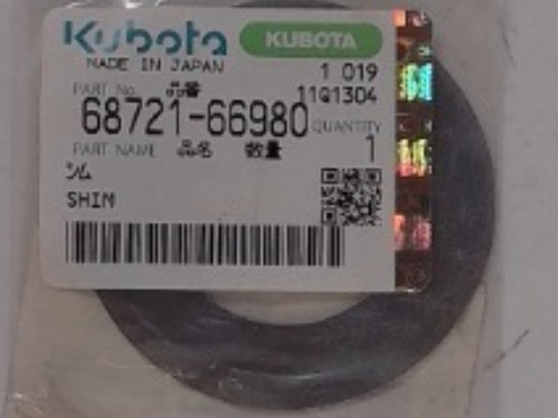 68721-66980 Shim for KUBOTA