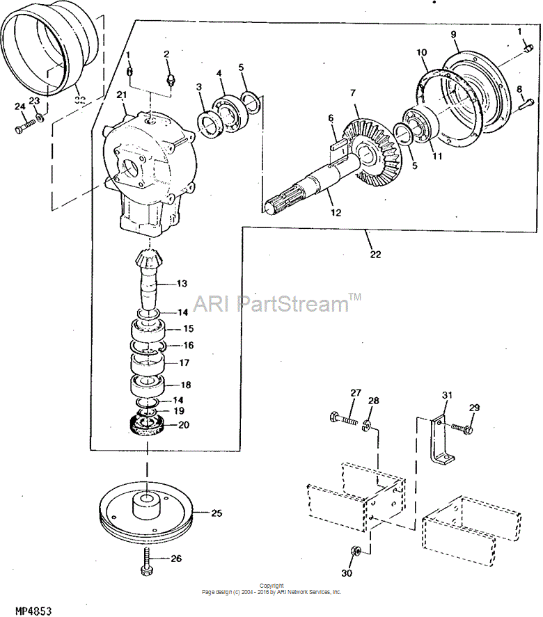 AM104149 JOHN DEERE Bearing