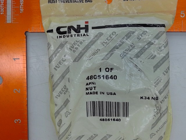 48051640 Nut for CASE NEW HOLLAND
