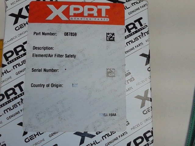 087859 Filter for GEHL MANITOU