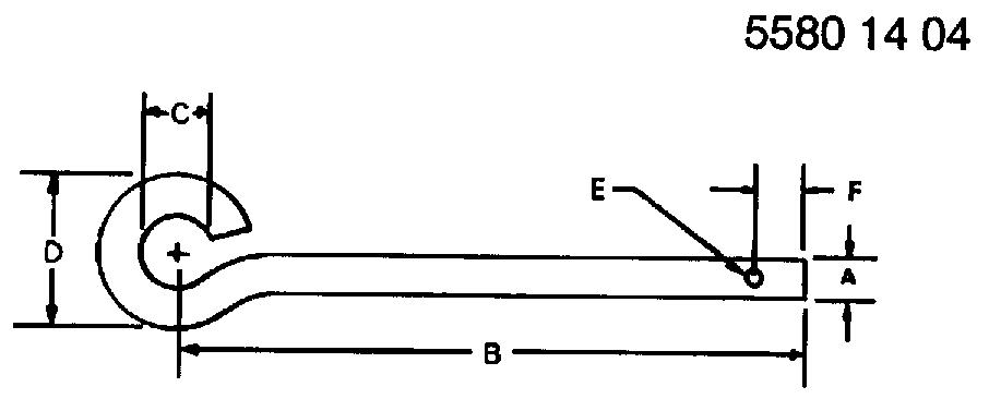 H165979 Eye Pin for JOHN DEERE