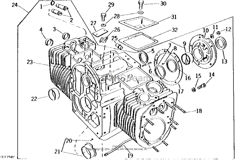 HE110-1933 Spacer for JOHN DEERE