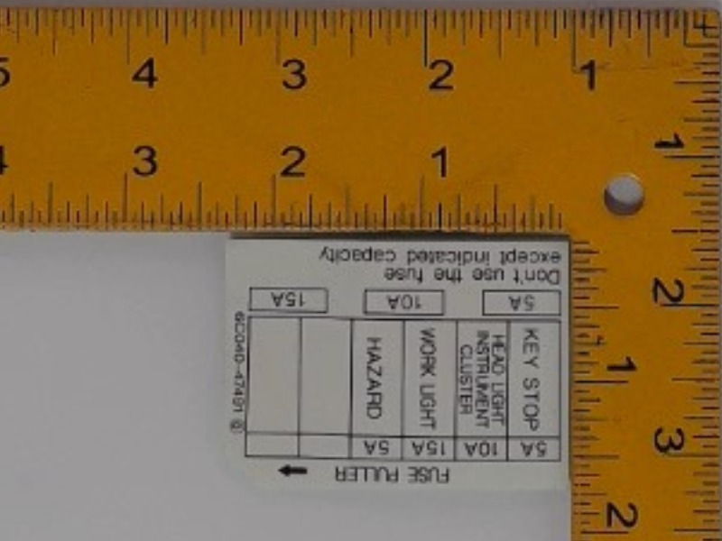 6C090-47490 Label for KUBOTA